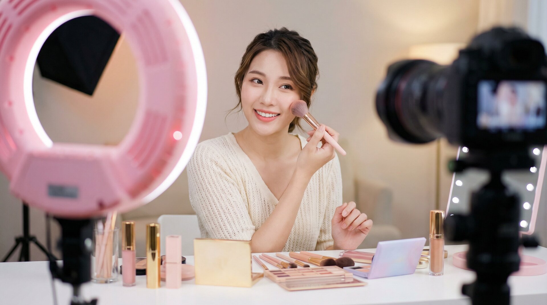 17c一起草美妆视频教程